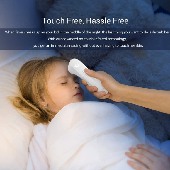 💕2X HP💕NIB iHealth PT3 No Touch Infrared Thermometer💕 - Picture 7 of 10